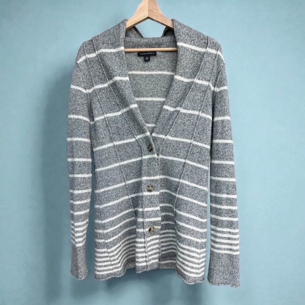 Women's Wool Cashmere Banana Republic Cardigan M‎ Grey Gilmore Girls Cozy